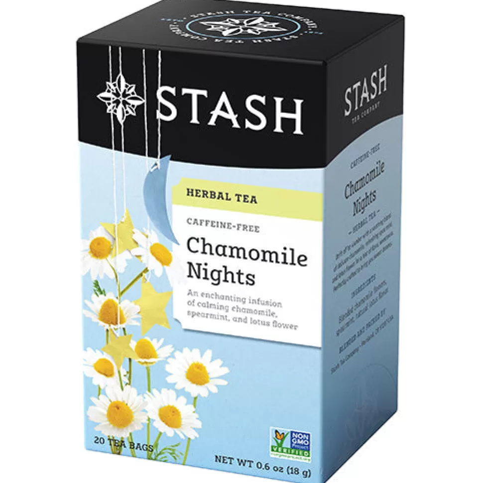 Stash Tea Chamomile Nights Herbal Tea Flash Sale