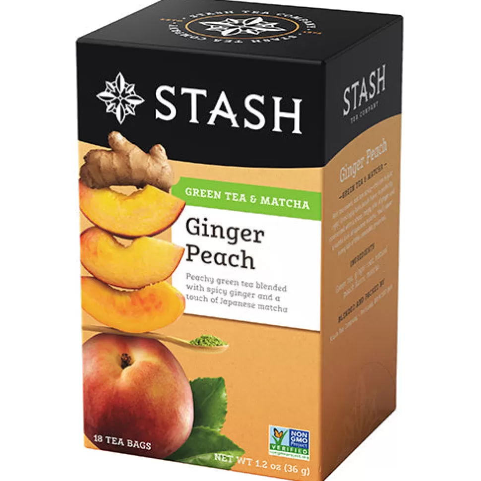 Stash Tea Ginger Peach Green Tea Best Sale